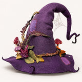 Gothic Mushroom Forest Handcrafted Witch Hat