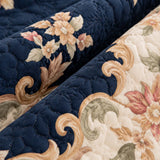 Vintage Floral Medallion Quilted 3-Piece Bedding Set