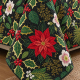 Christmas Star Patchwork Quilted 3-Piece Bedding Set