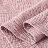 Leaf Texture Quilted 3-Piece Bedding Set