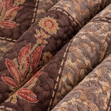 Vintage Folk Floral Paisley Quilted 3-Piece Bedding Set