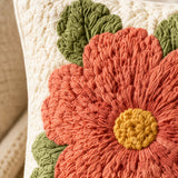 Flower Quilted Pillow Case