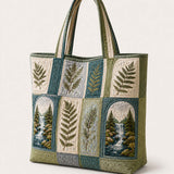 Pacific Northwest Forest  Quilted Tote Bag