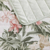 Island Orchid Quilted 3-Piece Bedding Set
