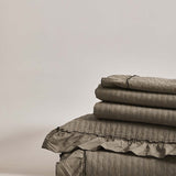 Petite Bow Ruffle Quilted 3-Piece Bedding Set