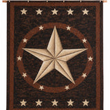 Rustic Americana Star Patchwork Quilted 3-Piece Bedding Set