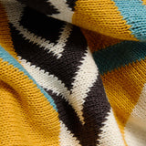 Southwestern Geometric Knitted Pillow Cover