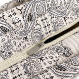 Vintage Bandana Paisley Quilted Tote Bag