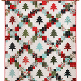 Christmas Tree Patchwork Quilted 3-Piece Bedding Set