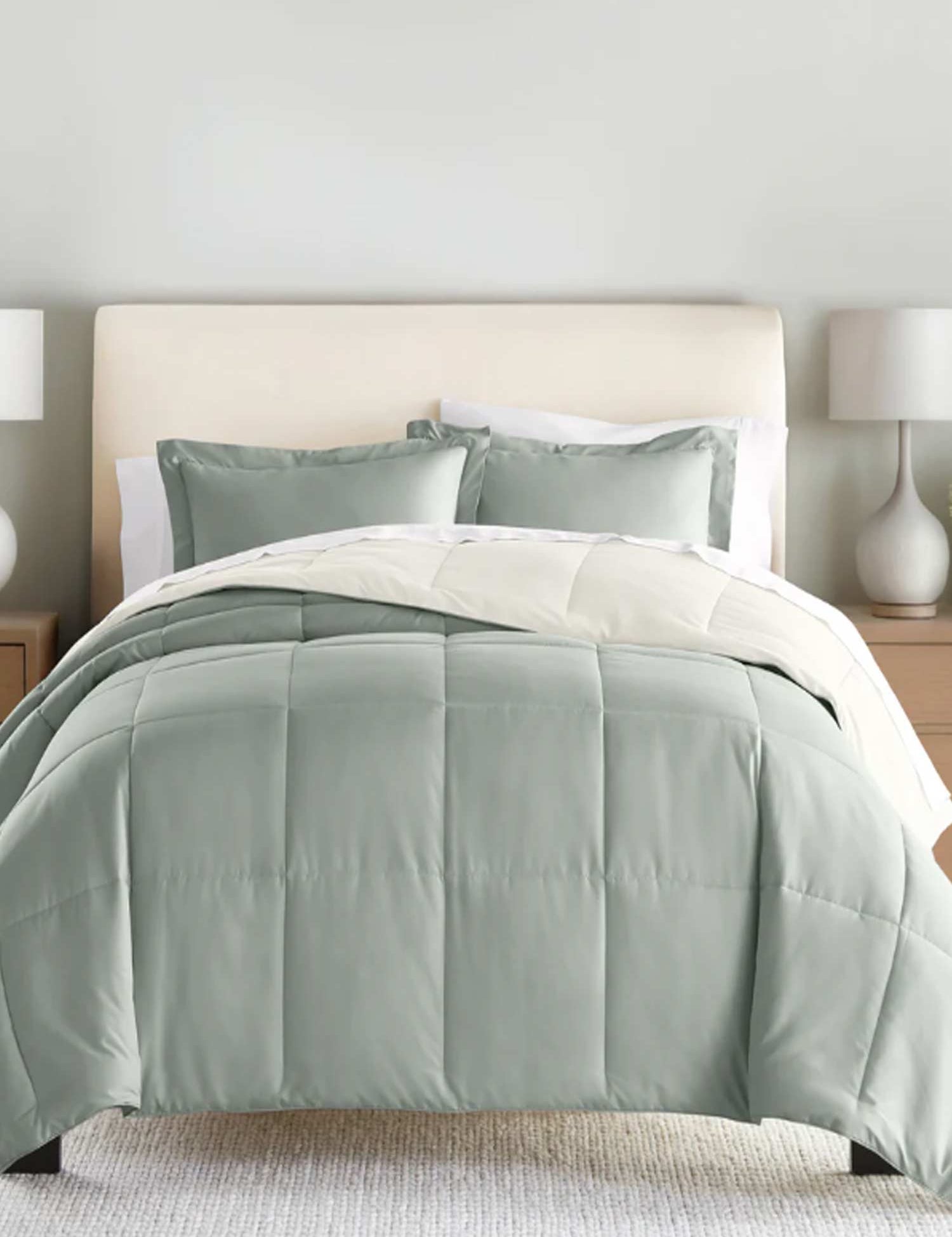 Reversible Down-Alternative Comforter Set