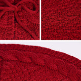 Cable Knit Christmas Tree Skirt