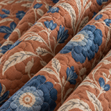 Rustic Blue Wildflower Quilted 3-Piece Bedding Set