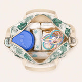 Fresh Tropical Leaves – Multifunctional Tote Bag with Spacious Storage for Travel & Everyday Use