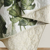 Fiesta Palms Quilted 3-Piece Bedding Set