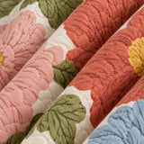 Cottage Garden Floral Quilted 3-Piece Bedding Set