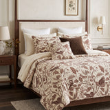 Woodland Animals and Leaves Quilted 3-Piece Bedding Set