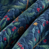 Evergreen Forest Christmas Quilted 3-Piece Bedding Set
