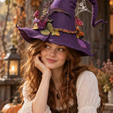 Gothic Mushroom Forest Handcrafted Witch Hat