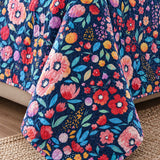 Wildflower Garden Reversible 100% Cotton Quilted 3-Piece Bedding Set