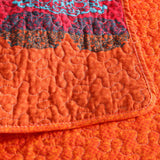 Sunset Folk Floral Quilted 3-Piece Bedding Set