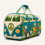 Hippie Van Quilted Duffle Bag