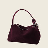 Suede Hobo Bag