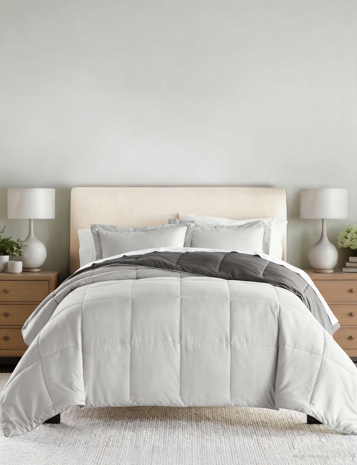 Reversible Down-Alternative Comforter Set