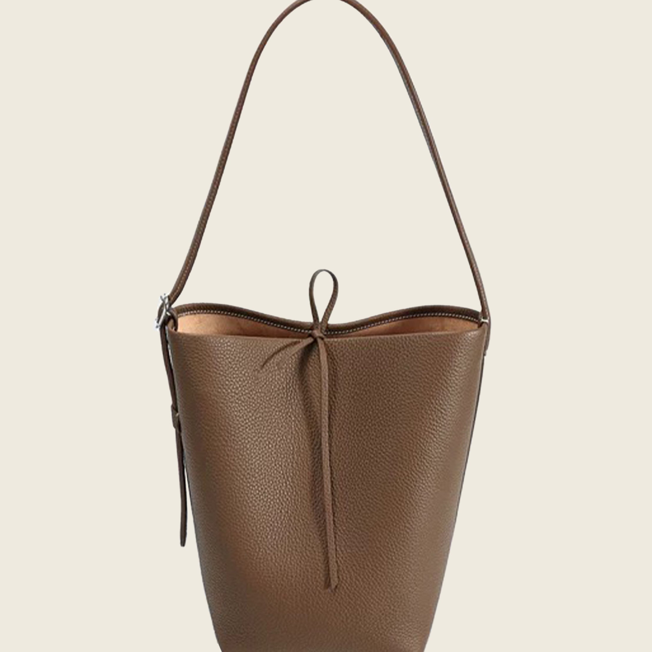 Single-shoulder large-capacity bucket bag
