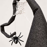 Gothic Spider Web Dark Forest Handcrafted Witch Hat