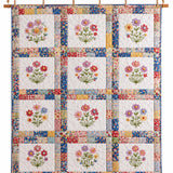 Wildflower Cottage Patchwork Quilted 3-Piece Bedding Set