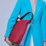 Hpai Medium Binah Bucket Bag in Leather - Trio